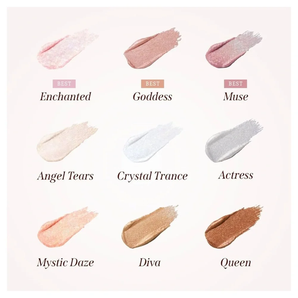 DEAR DAHLIA Paradise Shine Eye Sequins Eyeshadow Enchanted Pink Sparkle NWOB
